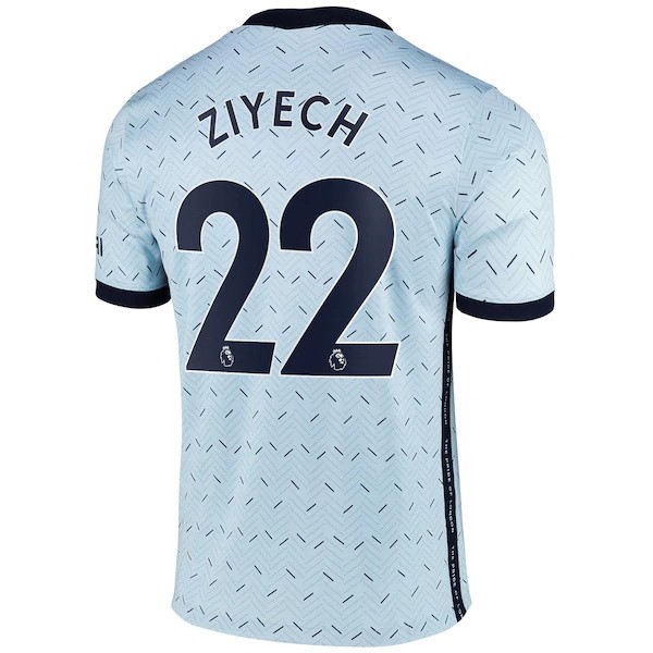Camiseta Chelsea NO.22 Ziyech Segunda Equipación 2020-2021 Azul